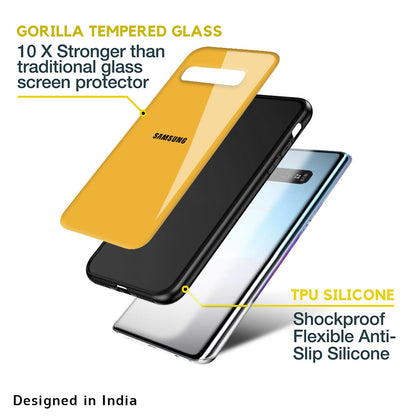 Fluorescent Yellow Glass case for Samsung Galaxy M13 5G