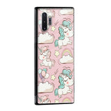 Balloon Unicorn Glass case for Samsung Galaxy M40