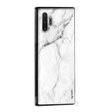 Modern White Marble Glass case for Samsung Galaxy A03s
