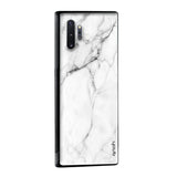 Modern White Marble Glass case for Samsung Galaxy M13