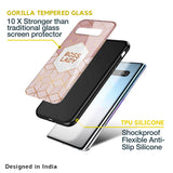 Boss Lady Glass Case for Samsung Galaxy A03s