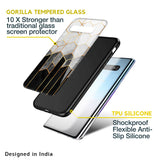 Tricolor Pattern Glass Case for Samsung Galaxy M13