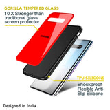 Blood Red Glass Case for Samsung Galaxy A03s