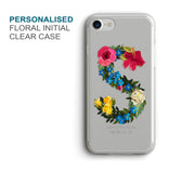 Floral Initial Custom Phone Cover - COD Not Available