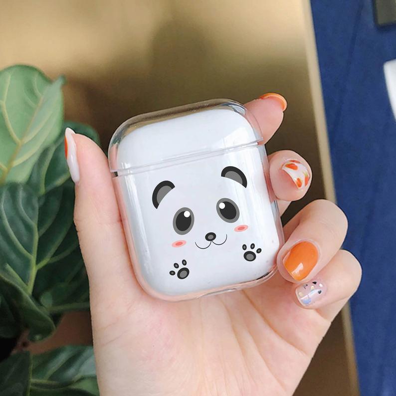 Adorable Panda Airpods Case Qrioh