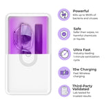 Phone UV Sterilizer with Wireless Charging