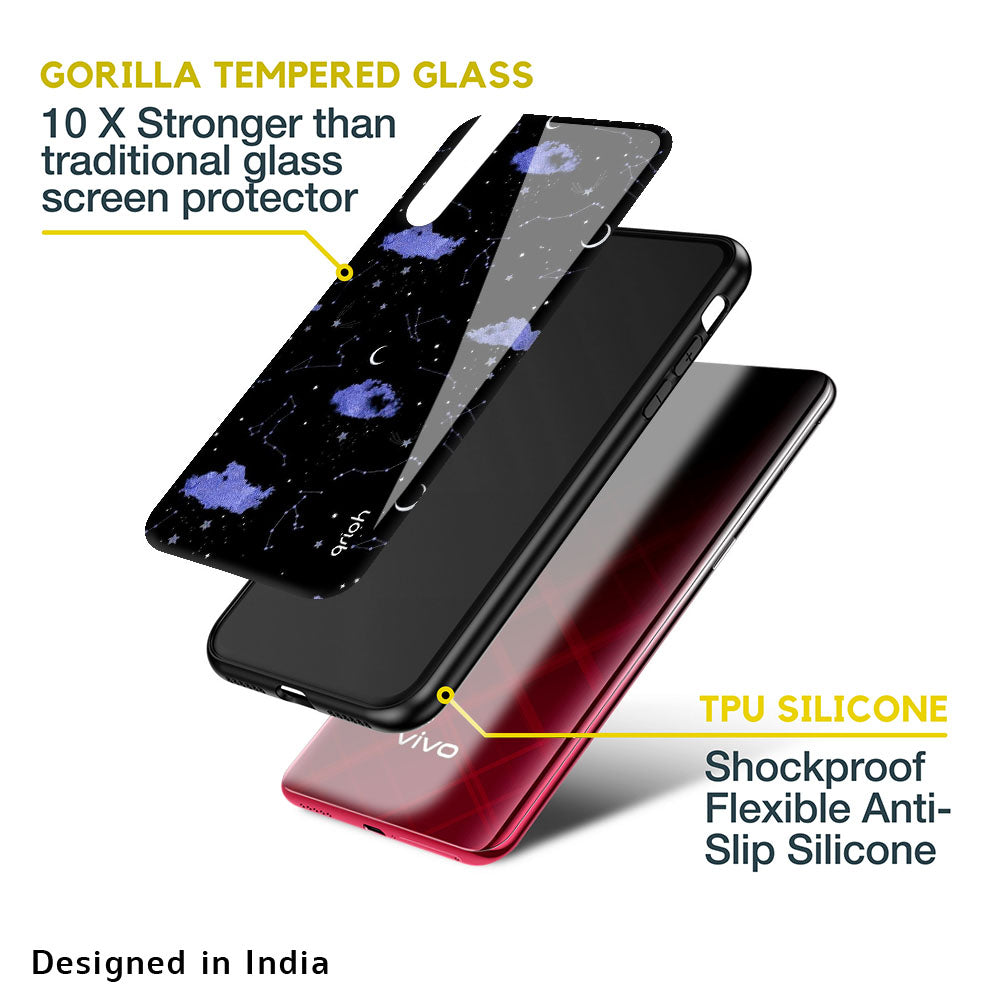 Constellations Glass Case for Vivo V15 Pro