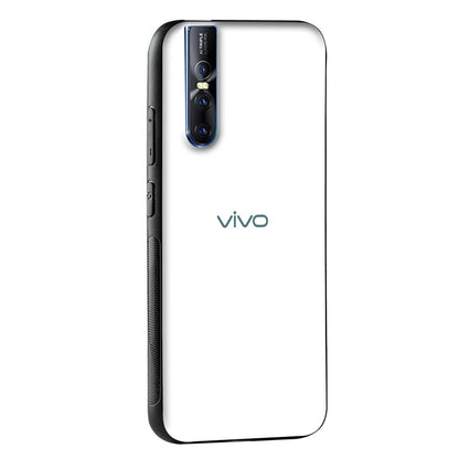 Arctic White Glass Case for Vivo T1 5G