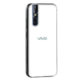 Arctic White Glass Case for Vivo Y22