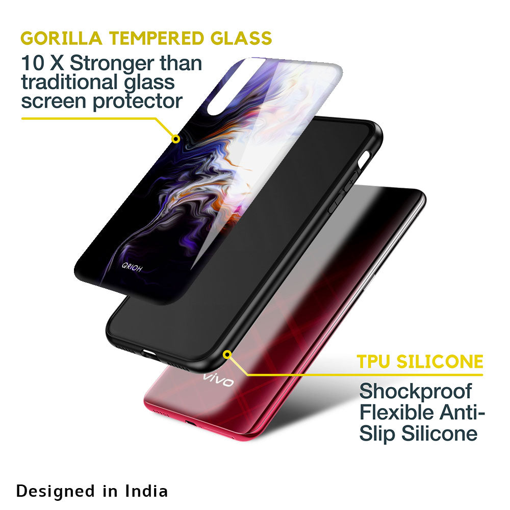 Enigma Smoke Glass Case for Vivo V23 Pro 5G