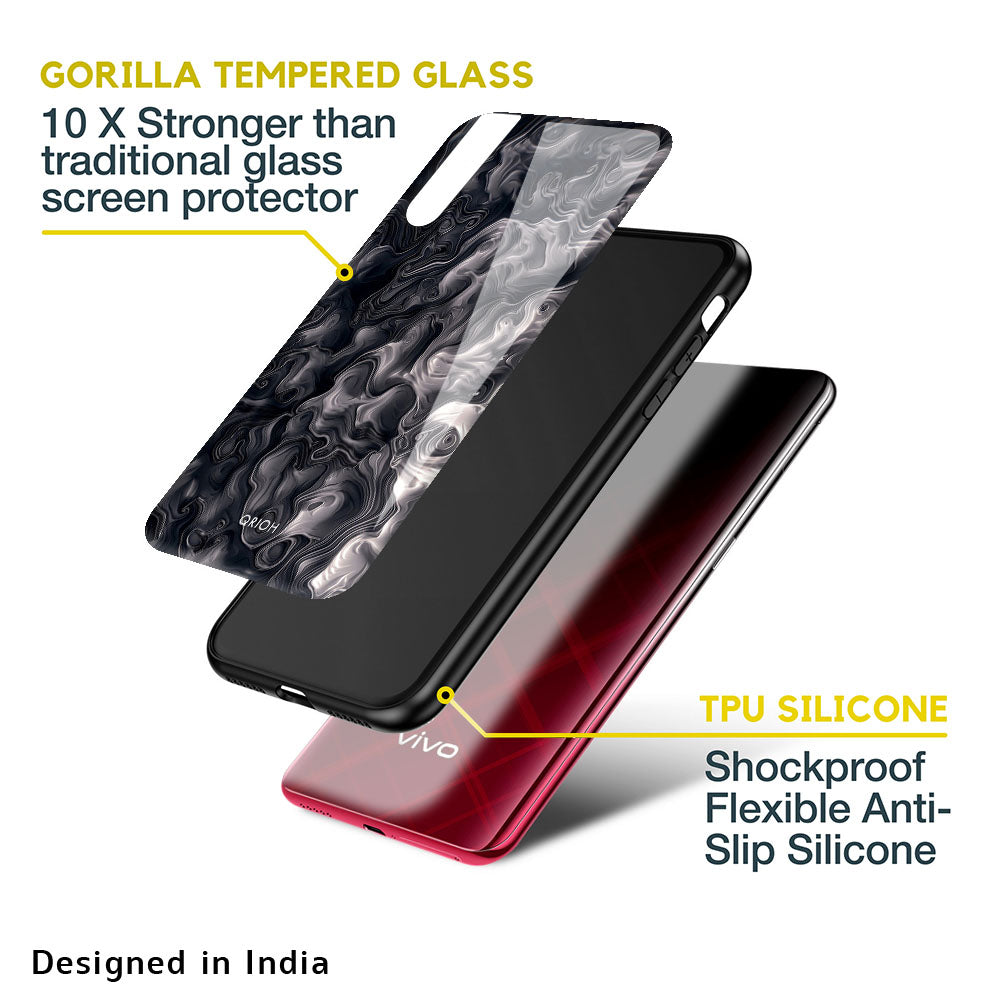 Cryptic Smoke Glass Case for Vivo V25
