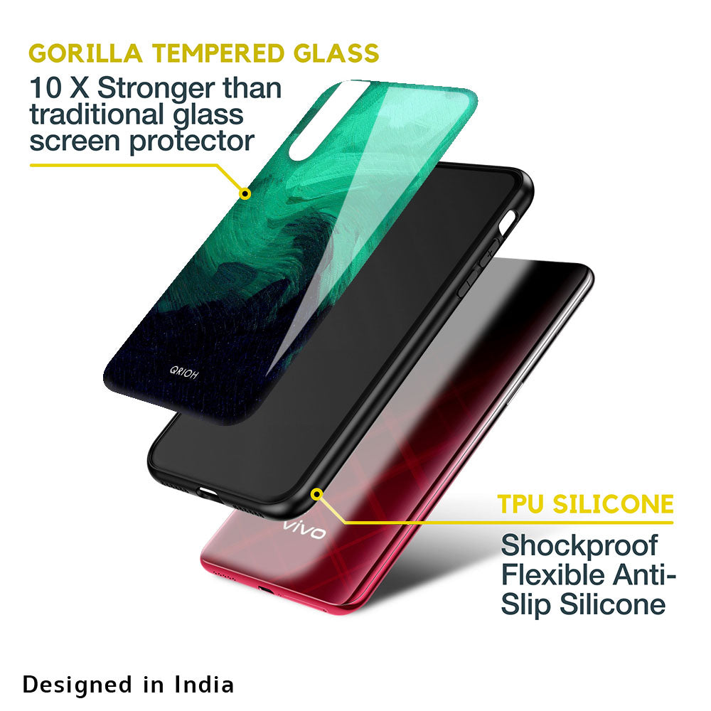 Scarlet Amber Glass Case for Vivo V25