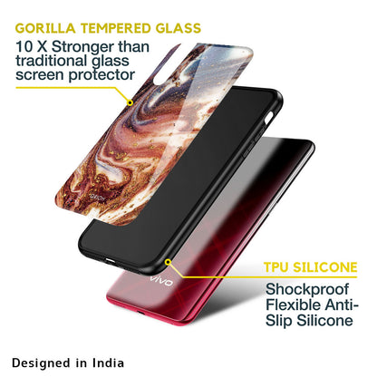 Exceptional Texture Glass Case for Vivo X50 Pro