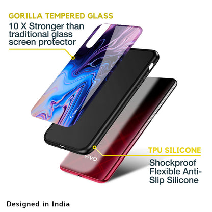 Psychic Texture Glass Case for Vivo Y22
