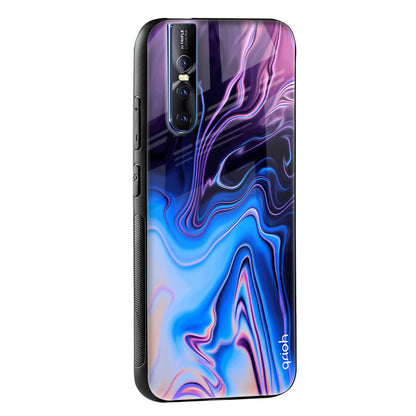 Psychic Texture Glass Case for Vivo Y22