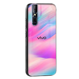 Colorful Waves Glass case for Vivo T1 5G