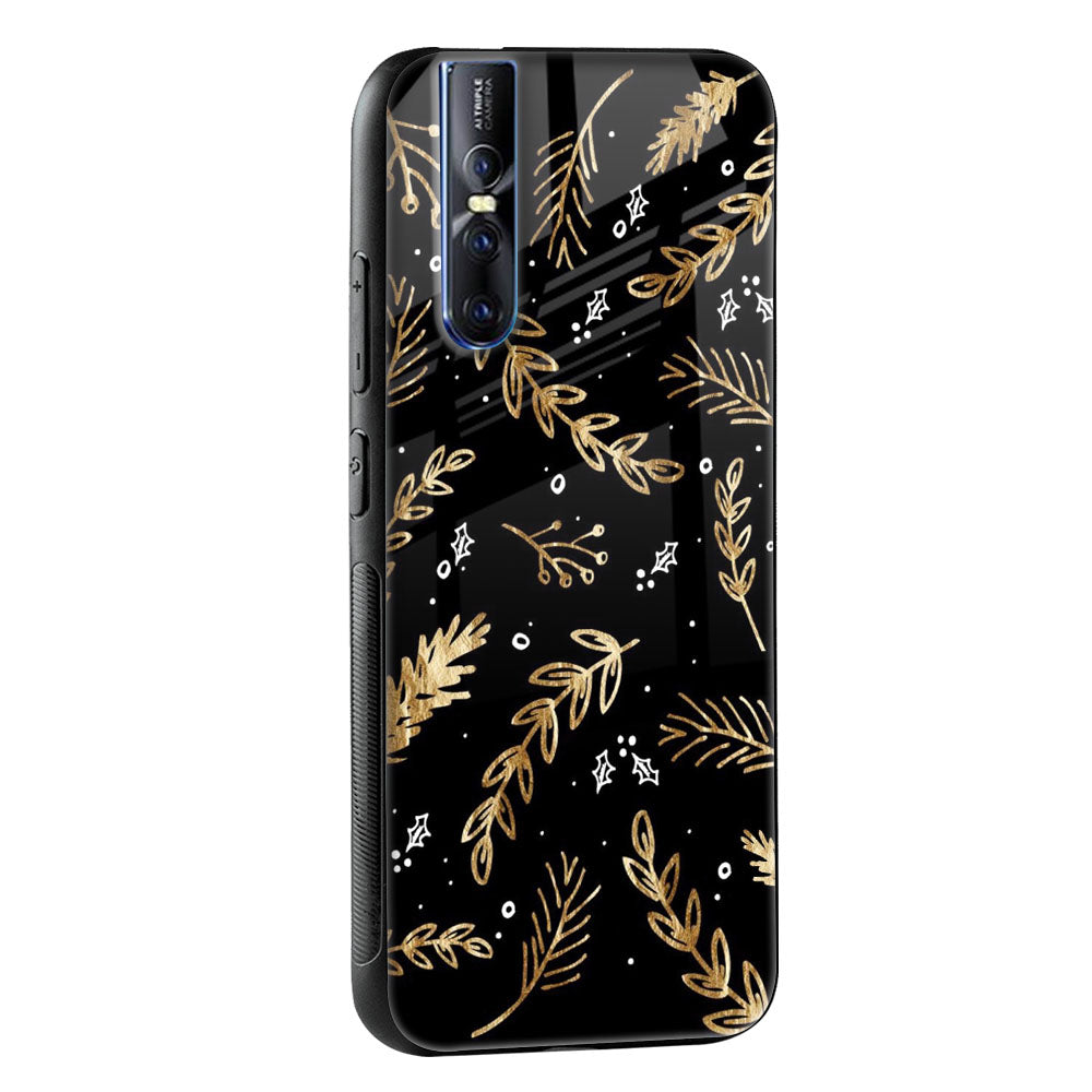 Autumn Leaves Glass case for Vivo V25 Pro