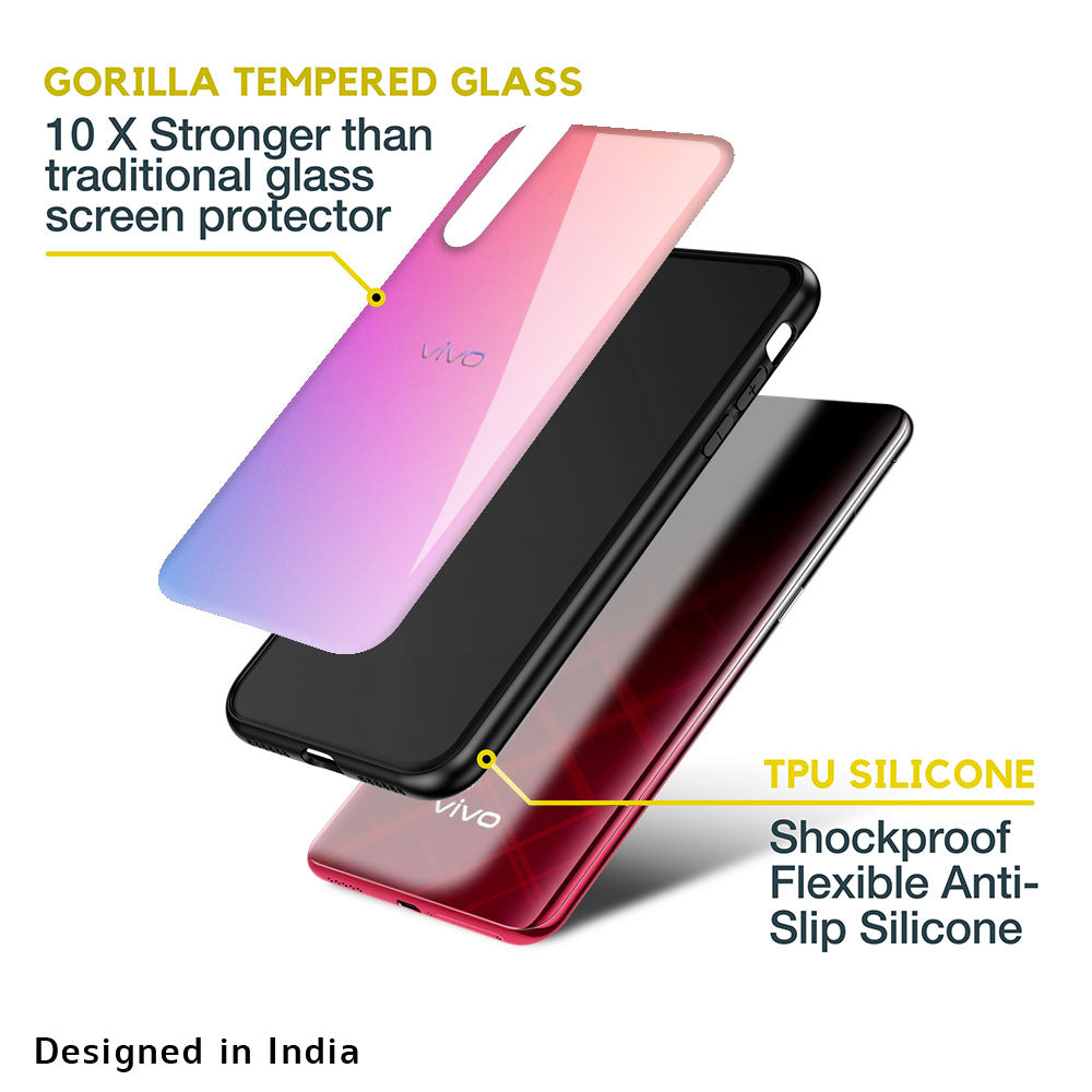 Dusky Iris Glass case for Vivo X50 Pro