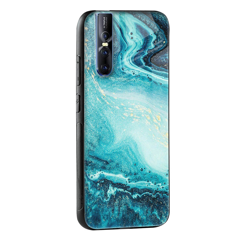 Sea Water Glass case for Vivo Y22