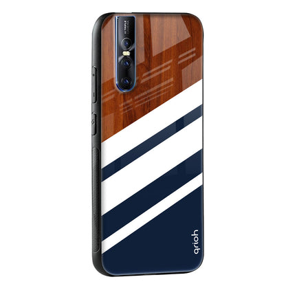 Bold Stripes Glass case for Vivo Y22