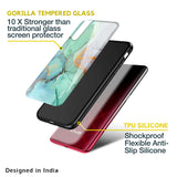 Green Marble Glass case for Vivo V23 Pro 5G