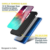 Colorful Aura Glass Case for Redmi Note 10 Pro Max