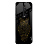 Golden Owl Glass Case for Redmi Note 10