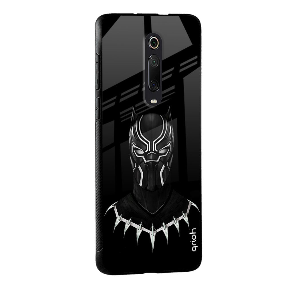 Dark Superhero Glass Case for Redmi Note 9 Pro