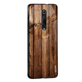 Timber Printed Glass case for Redmi A1