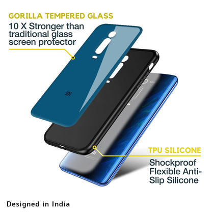 Cobalt Blue Glass Case for Xiaomi Mi 10i 5G