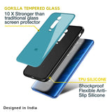 Oceanic Turquiose Glass Case for Redmi Note 10 Pro Max