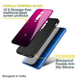 Purple Ombre Pattern Glass Case for Redmi Note 10 Pro Max