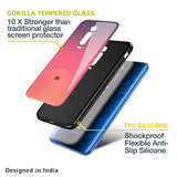 Sunset Orange Glass Case for Redmi 10 Prime