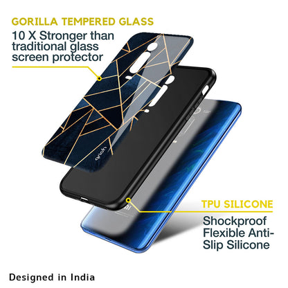 Abstract Tiles Glass case for Redmi Note 9 Pro