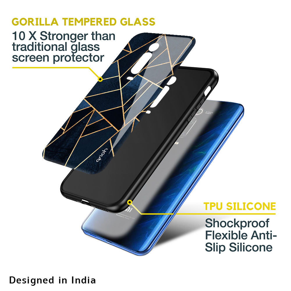 Abstract Tiles Glass case for Redmi A1