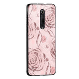 Shimmer Roses Glass case for Redmi Note 9 Pro