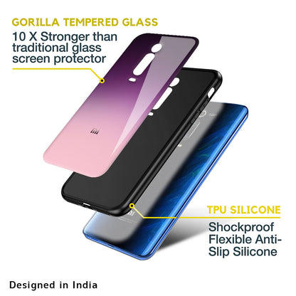 Purple Gradient Glass case for Redmi Note 10 Pro Max