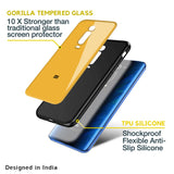 Fluorescent Yellow Glass case for Redmi Note 10 Pro