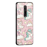 Balloon Unicorn Glass case for Redmi 9 Prime