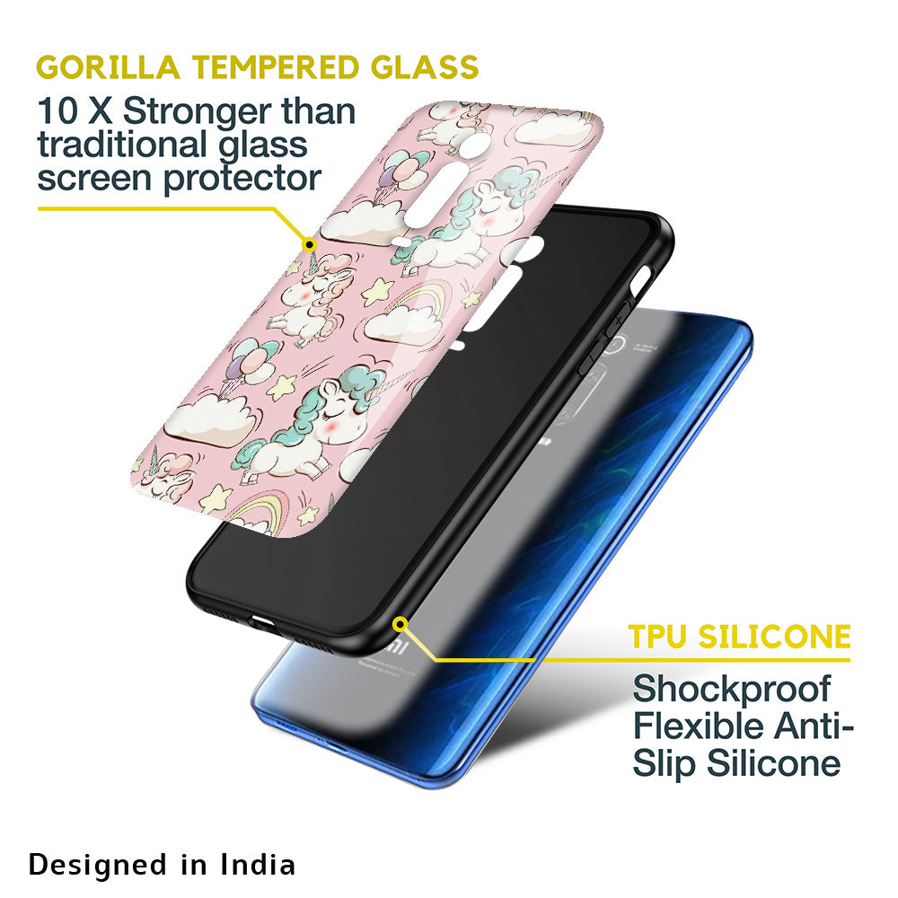 Balloon Unicorn Glass case for Xiaomi Mi A3