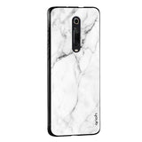 Modern White Marble Glass case for Redmi A1