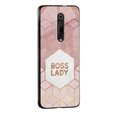 Boss Lady Glass Case for Redmi Note 9 Pro