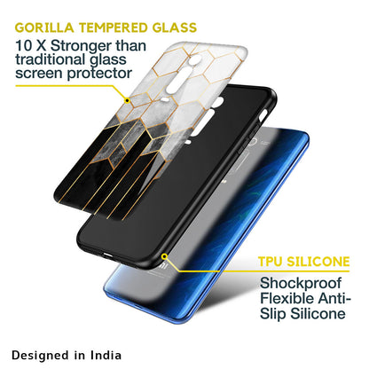 Tricolor Pattern Glass Case for Redmi A1
